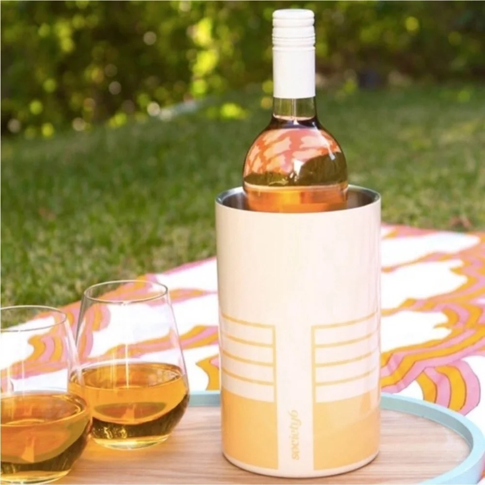 Society6 Stainless steel wine chiller New in box